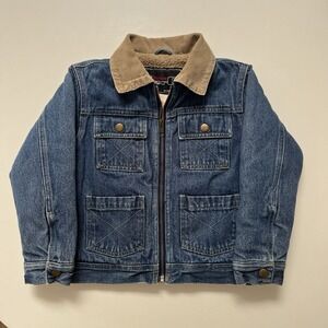 Below Zero Vintage Denim Kids Size 4T Jean Jacket Toddler Corduroy
